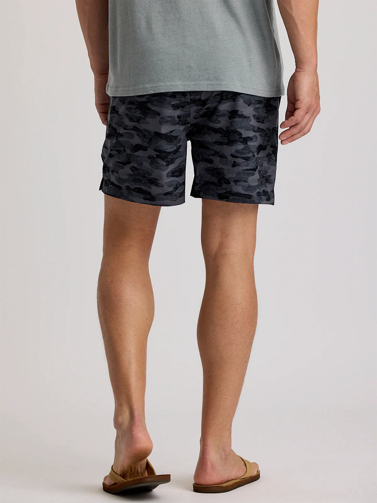 Men's Active Breeze Short Lined – 5.5" - Seasmoke Camo Black
