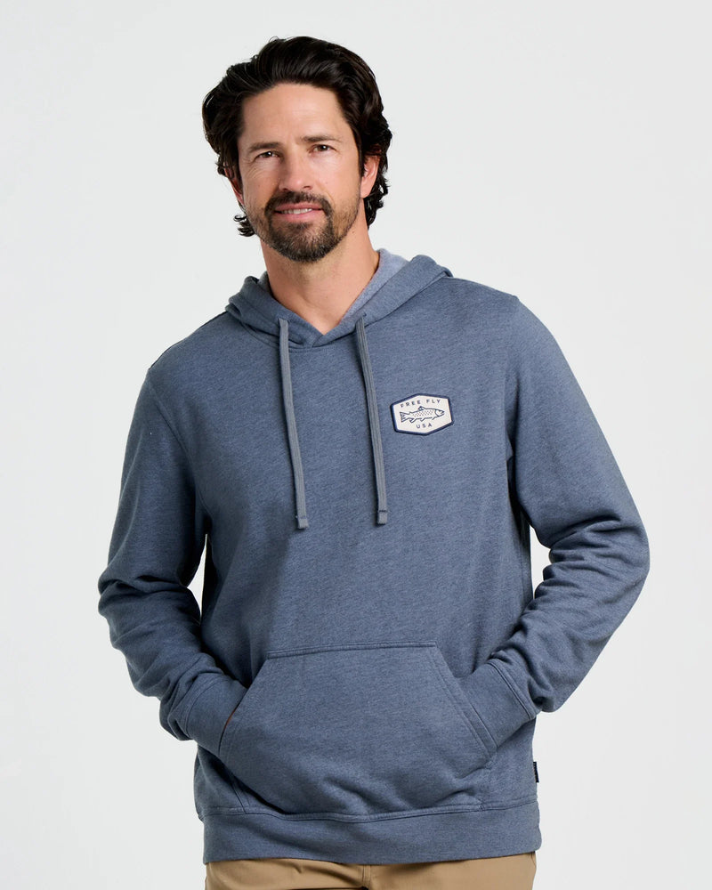 Freshwater Fleece Hoodie - Heather Storm Cloud