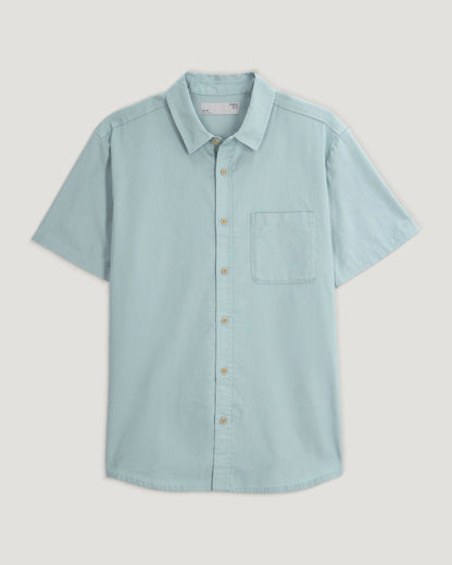 Men's Harbor Short Sleeve Shirt - Ocean Mist