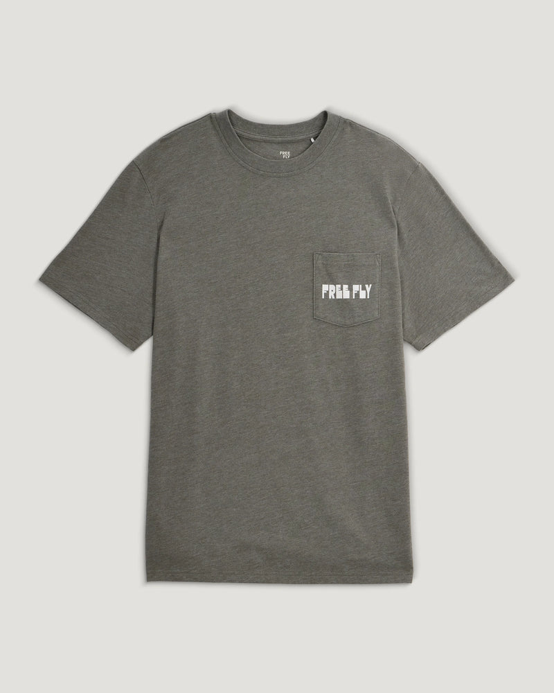 Wild Pursuits Pocket Tee - Heather Fatigue