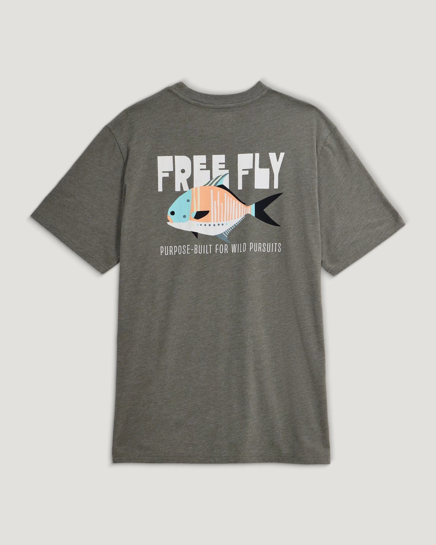Wild Pursuits Pocket Tee - Heather Fatigue