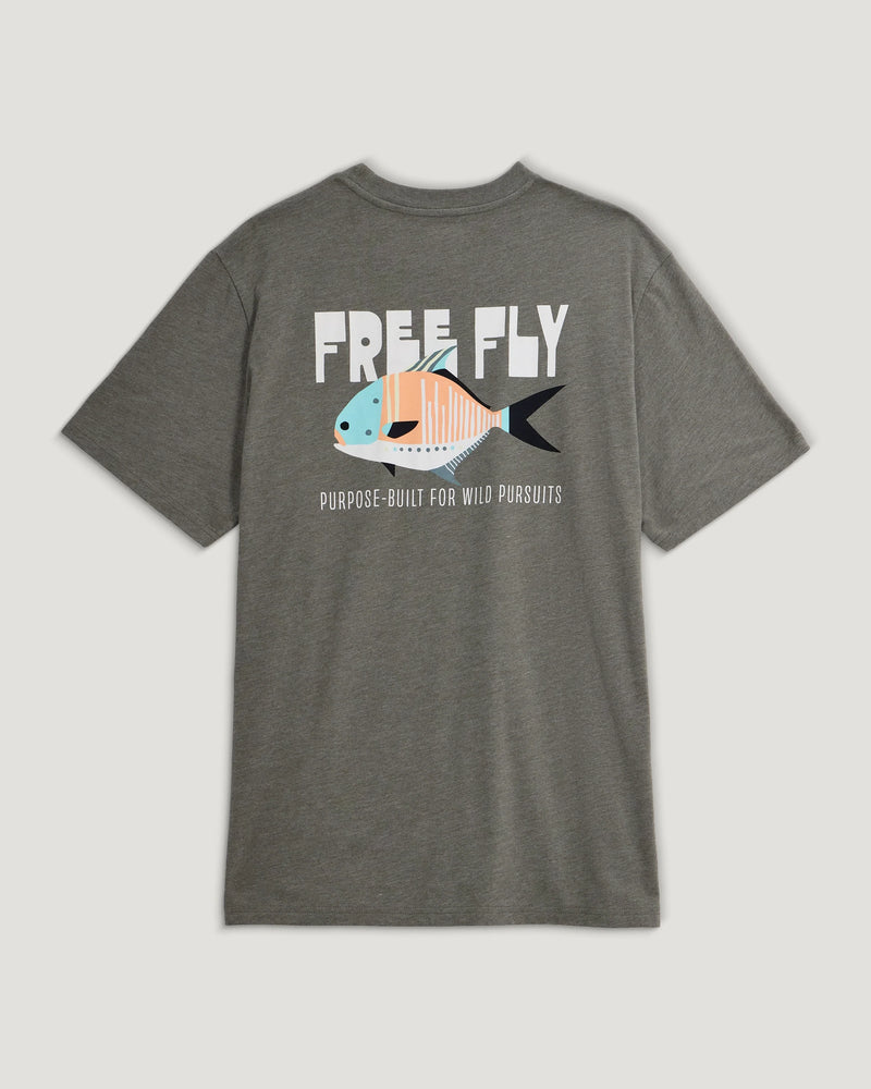 Wild Pursuits Pocket Tee - Heather Fatigue