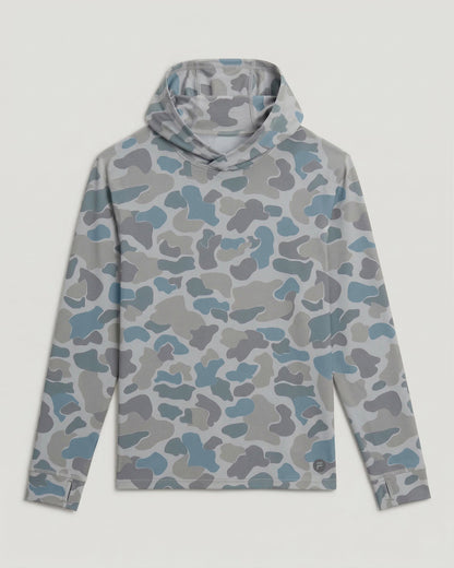 Men's Elevate Lightweight Hoodie - Vintage Camo Aspen Grey