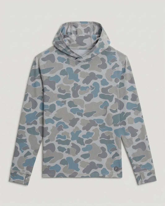 Men's Elevate Lightweight Hoodie - Vintage Camo Aspen Grey