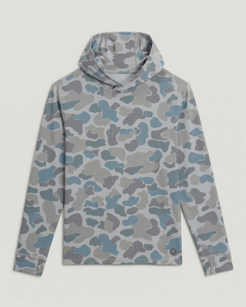 Men's Elevate Lightweight Hoodie - Vintage Camo Aspen Grey
