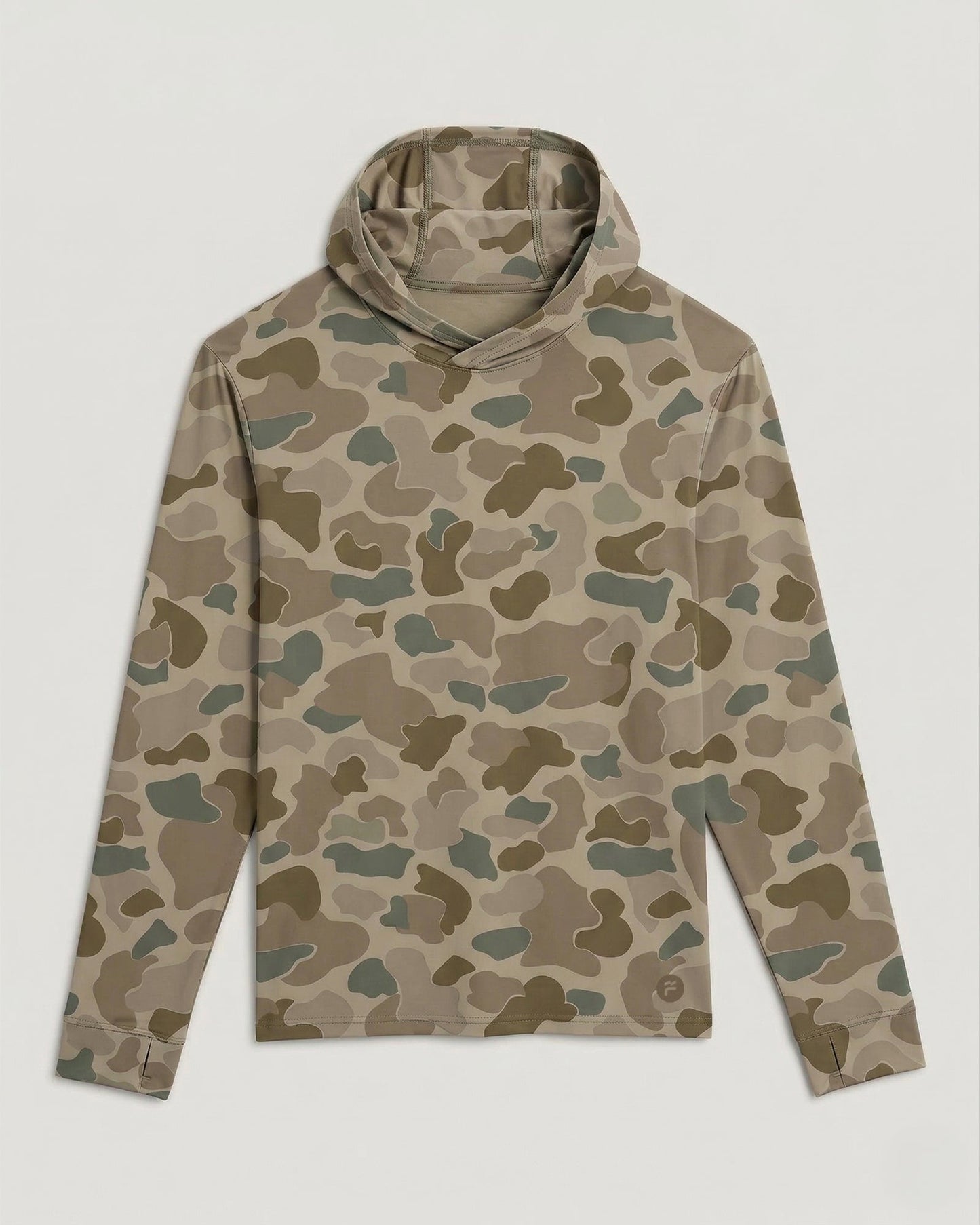 Men's Elevate Lightweight Hoodie - Vintage Camo Desert Tan