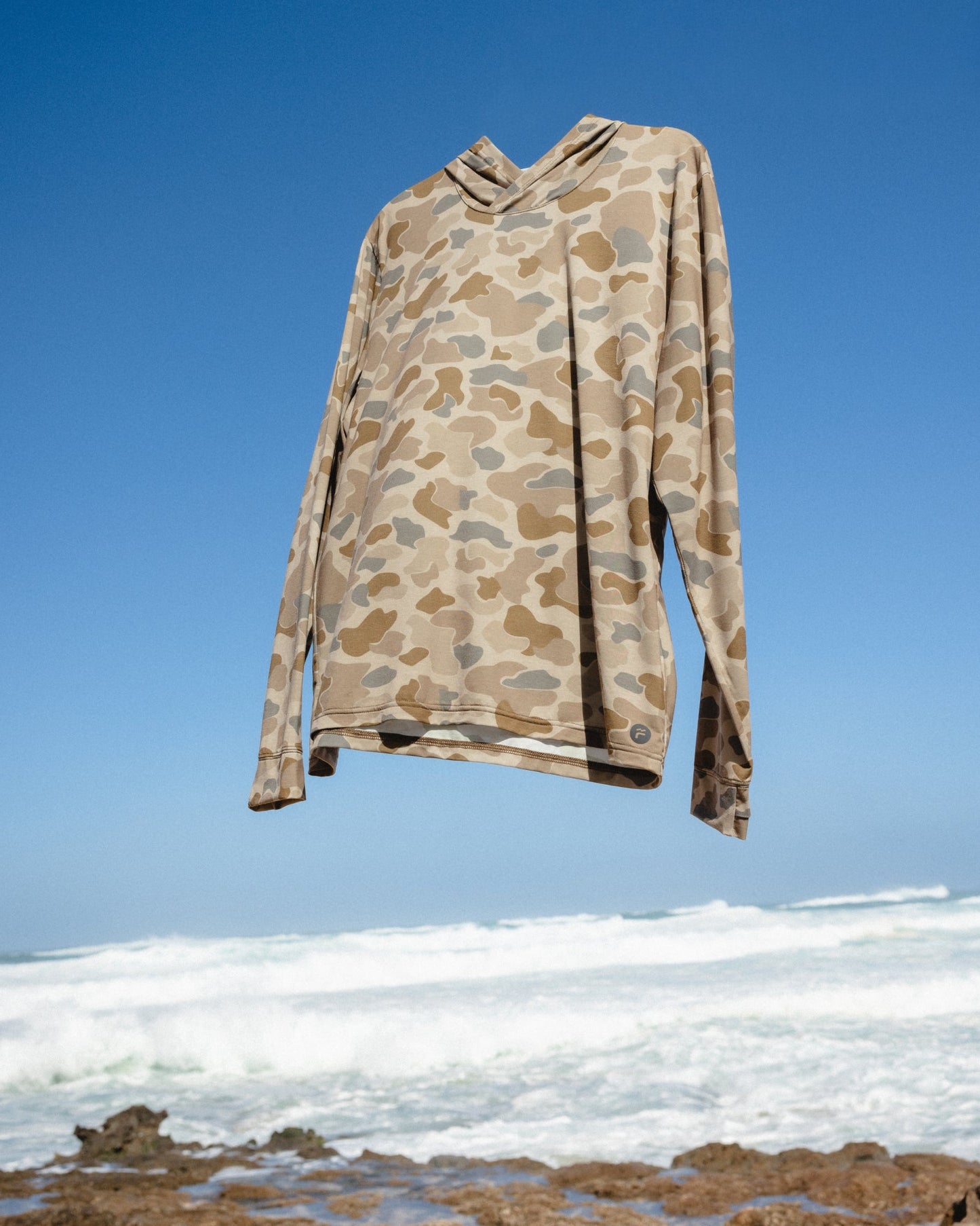 Men's Elevate Lightweight Hoodie - Vintage Camo Aspen Grey
