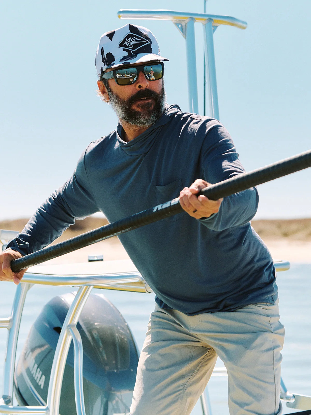 Men's Bamboo Lightweight Hoodie - Glacier