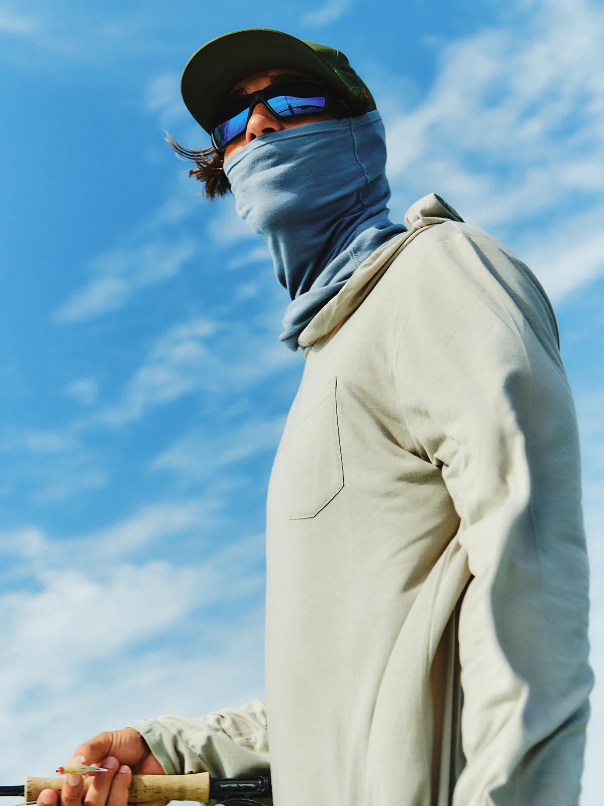 Men's Bamboo Lightweight Hoodie - Sandstone