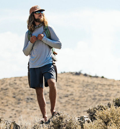 Men's Breeze Short – 8" - Storm Cloud