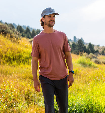 Men's Bamboo Motion Tee - Redwood